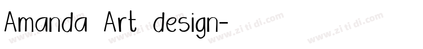 Amanda Art design字体转换